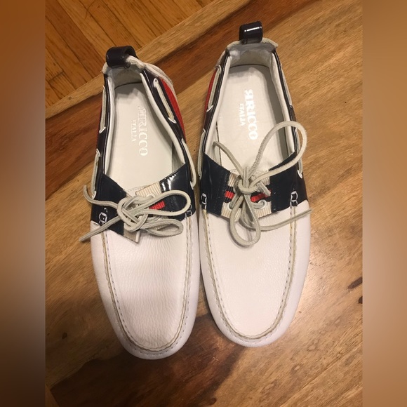 Rricco Italy leather handmade new moccasins size 43 - Picture 1 of 9